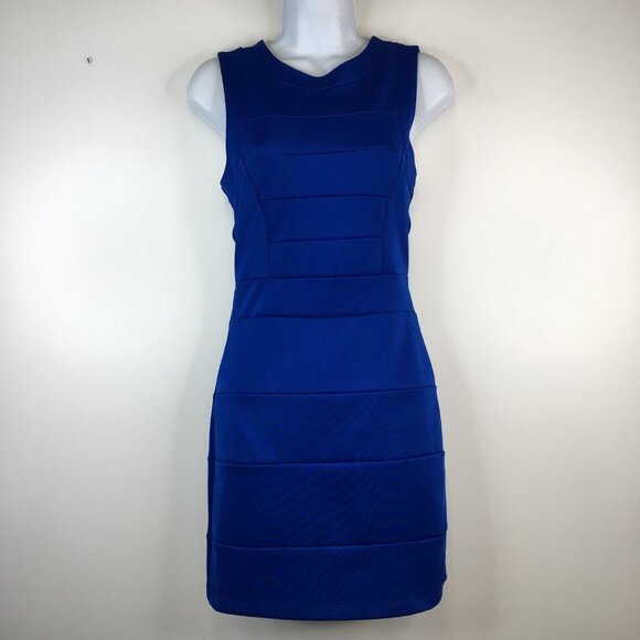 Lovers + Friends Worth The Waist Criss Cross Back Blue Dress Size S - Picture 1 of 12